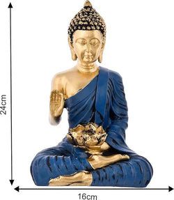 Resin Spiritual Buddha Sculpture Decorative Figurine - View 3