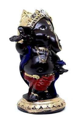 Craftivoa Handcrafted Lord Ganesha Idol Sculpture Showpiece Figurine 6 3 3 Inches Gold Red - View 3