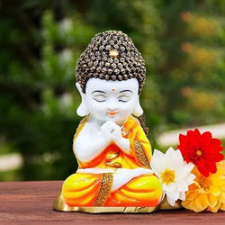 Craftivoa Handcrafted Baby Monk Decorative Figurine Unique Gift For Special Occasions Charming Showpiece For Living Room Office Home Decor - View 4
