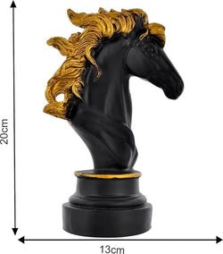Resin Antique Finish Horse Head Decorative Sculpture - View 2