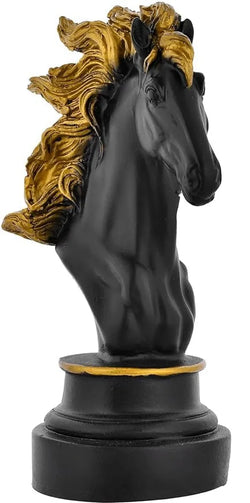 Resin Antique Finish Horse Head Decorative Sculpture - View 3
