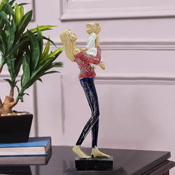 Resin Modern Art Matte Finish Mother Baby Decorative Figurine - View 5