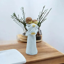 Craftivoa White Resin Decorative Figurine 5 5 Inch Height Handcrafted Showpiece For Home Decor - View 2