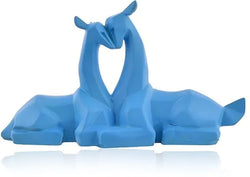 Craftivoa Lovely Sitting Deer Pain Antique Finish Statue Sculpture For Home Decor Showpiece Figurine - View 3