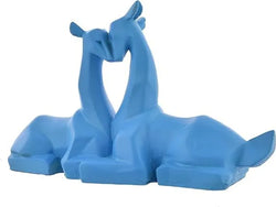 Craftivoa Lovely Sitting Deer Pain Antique Finish Statue Sculpture For Home Decor Showpiece Figurine - View 1