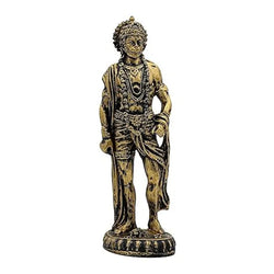 Craftivoa Hanuman Ji Standing Statue For Temple Decor God Idol Figurine 10 Inch Handmade Hindu Idol Religious Idols For Home Temple Spiritual Pooja Room Figurine - View 1