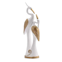 Craftivoa Handicrafts Pair Of Kissing Swan Duck Love Birds Home Decor Showpiece Decorative Figurine Diwali Decorations Items For Home Gifts - View 1