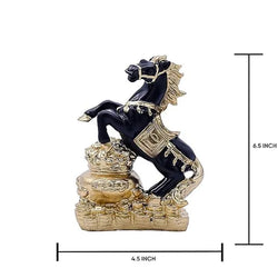Craftivoa Vastu Fengsui Horse Showpiece For Home Decor Showpiece Living Room Bedroom Office Desktop Decoration Gifting Cabinets - View 4