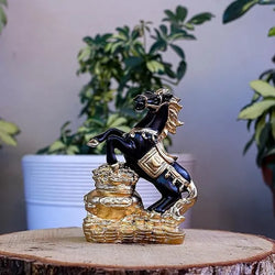 Craftivoa Vastu Fengsui Horse Showpiece For Home Decor Showpiece Living Room Bedroom Office Desktop Decoration Gifting Cabinets - View 2