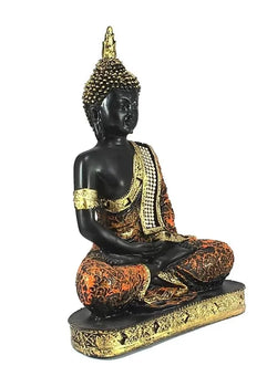 Craftivoa Polyresin Meditating Lord Buddha Figurine Multicolour Showpiece 16 5 X 25 X 6 5 Cm 1 Piece - View 3