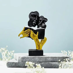 Craftivoa Handmade Romantic Couple Showpiece Resin Figurine For Home Living Room Decor Anniversary Wedding Diwali Gift - View 4