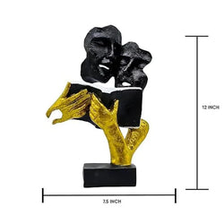Craftivoa Handmade Romantic Couple Showpiece Resin Figurine For Home Living Room Decor Anniversary Wedding Diwali Gift - View 3
