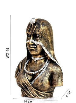 Resin Antique Rani Bani Thani Decorative Sculpture - View 2