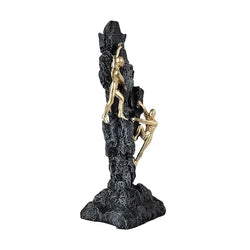 Craftivoa Mountain Climbers Showpiece Handcrafted Indian Handicraft Decor With 2 Men Climbing Rock Unique Mountaineer Statue For Table Living Room Office - View 1