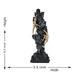 Craftivoa Mountain Climbers Showpiece Handcrafted Indian Handicraft Decor With 2 Men Climbing Rock Unique Mountaineer Statue For Table Living Room Office - View 5