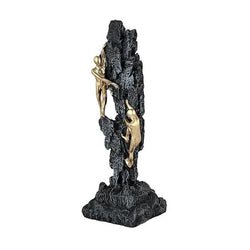 Craftivoa Mountain Climbers Showpiece Handcrafted Indian Handicraft Decor With 2 Men Climbing Rock Unique Mountaineer Statue For Table Living Room Office - View 2