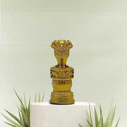 Craftivoa Ashoka Pillar Stambh Sculpture For Car Dashboard Idolscraftivoa 5 Inch Antique Golden Colour Paper Weight For Office Desk Craftivoa 5 2 Inches - View 4
