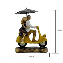 Craftivoa Romantic Couple Showpiece Handmade Resin Figurine For Home Living Room Decor Anniversary Wedding Diwali Gift - View 3