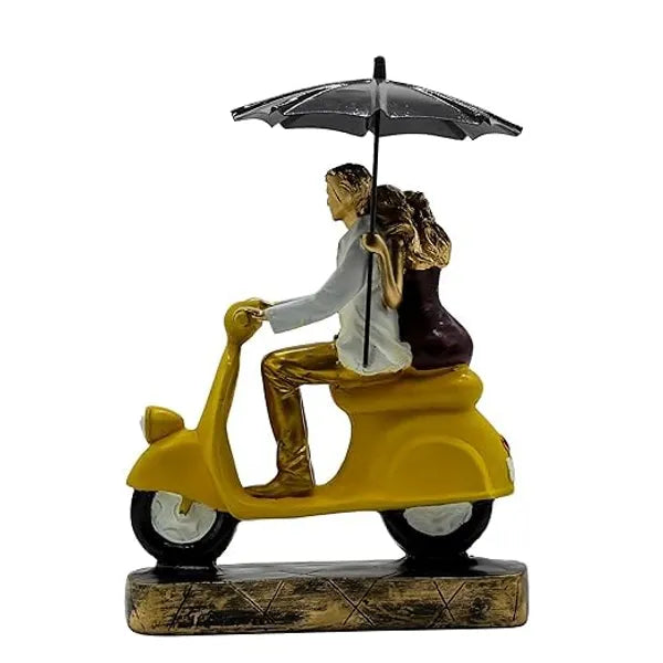 Craftivoa Romantic Couple Showpiece Handmade Resin Figurine For Home Living Room Decor Anniversary Wedding Diwali Gift