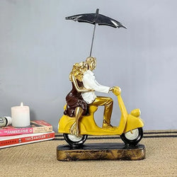 Craftivoa Romantic Couple Showpiece Handmade Resin Figurine For Home Living Room Decor Anniversary Wedding Diwali Gift - View 2