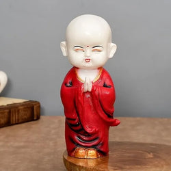 Resin Handcrafted Namaste Baby Buddha Decorative Figurine - View 2