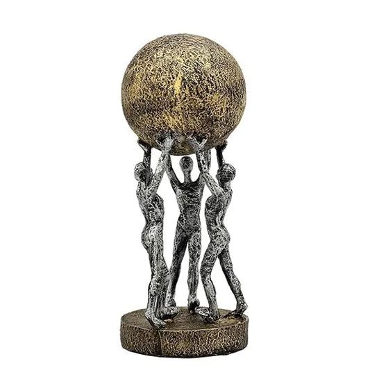 Resin Modern Atlas Group Sculpture Decorative Figurine - View 1