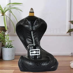 Craftivoa Naagsnake With Shivling Smoke Backflow Burnerincense Holder Decorative Showpiece With 30 Free Smoke Fountain Backflow Scented Cone - View 3