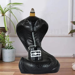Craftivoa Naagsnake With Shivling Smoke Backflow Burnerincense Holder Decorative Showpiece With 30 Free Smoke Fountain Backflow Scented Cone - View 2