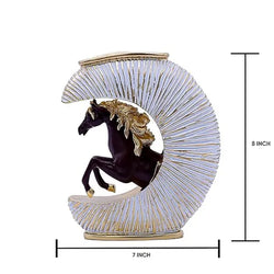 Craftivoa Polyresin Horse Statue Feng Shui Vastu With Flower Vase - View 2