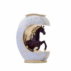 Craftivoa Polyresin Horse Statue Feng Shui Vastu With Flower Vase - View 1