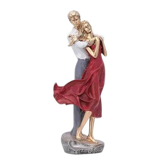Craftivoa Handicrafts Romentic Love Couple Statue For Couples Gift For Home Decor Multicolorcraftivoa 15 5in - View 1
