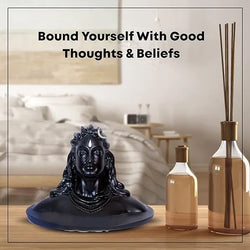 Craftivoa Adiyogi Shiva Statue For Car Dash Board Pooja Gift Mahadev Murti Idol Lord Adiyogi Shankara For Home Office Decordiwali Gifts Items - View 4