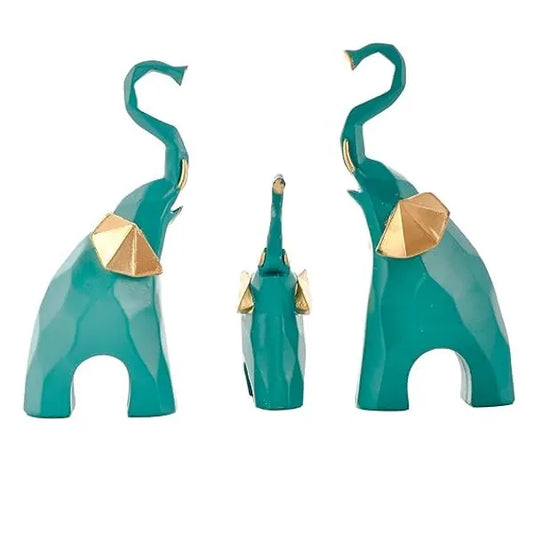 Craftivoa Handcrafted Multicolor Elephant Showpiece Elegant Home Office Decor For Living Room Hotel Gift Ideas - View 1