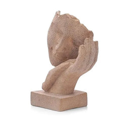 Craftivoa Resin Handicrafts Human Face Showpieces Abstract Design Art Figurines For Home Living Room Decorative Display Diwali Decoration Item For Home Decor - View 2