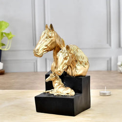 Resin Antique Horse Family Decorative Sculpture Figurine - View 2