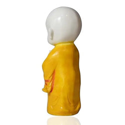 Craftivoa Meditating Buddha Monk Statue Showpiece Indian Handicraft Decor For Home Office Table Baby Monk Figurine - View 3