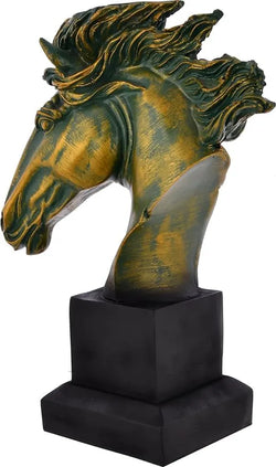 Resin Modern Horse Face Decorative Sculpture - View 1