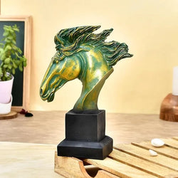Resin Modern Horse Face Decorative Sculpture - View 3