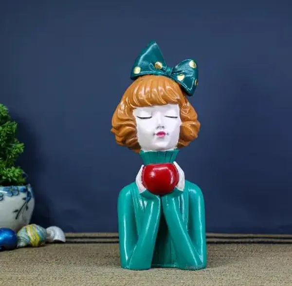 Craftivoa Handcrafted Big Doll Handpainted Decorative Showpiece Lovely Statue Home Decor Gifting Purpose Someone Special Decorative For Home Office