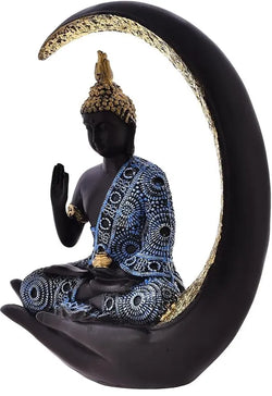 Craftivoa Samadhi Buddha Sitting On Chand For Home Decor Showpiece Figurine - View 2