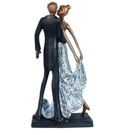 Craftivoa Handicrafts Romantic Love Couple Statue Decorative Showpiece Valentine Gift For Boyfriend Girlfriend Husband Wife Multi Resin - View 2