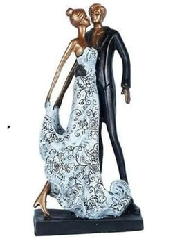 Craftivoa Handicrafts Romantic Love Couple Statue Decorative Showpiece Valentine Gift For Boyfriend Girlfriend Husband Wife Multi Resin - View 1
