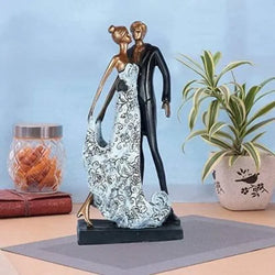 Craftivoa Handicrafts Romantic Love Couple Statue Decorative Showpiece Valentine Gift For Boyfriend Girlfriend Husband Wife Multi Resin - View 3