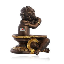 Resin Spiritual Shivling Ganesha Decorative Figurine - View 4