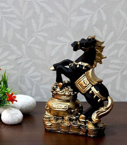 Resin Vastu Lucky Running Horse Money Bank Figurine - View 2