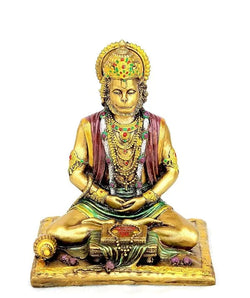 Craftivoa Handcrafted Antique Finish Lord Hanuman Figurine Decorative Showpiece Sculpture For Home Office And Spiritual Spaces - View 3