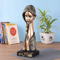 Craftivoa Modern Geometrical Panther Statue Decorative Animal Figurine For Indian Handicraft Decor Home Tabletop Showpiece - View 2