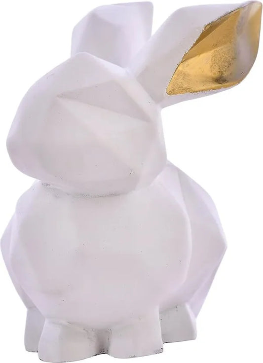 Resin Stylish Rabbit Decorative Figurine Showpiece - View 1