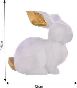 Resin Stylish Rabbit Decorative Figurine Showpiece - View 4