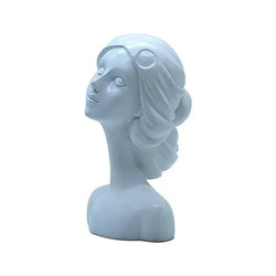 Resin Minimalist White Bust Abstract Decorative Figurine - View 2